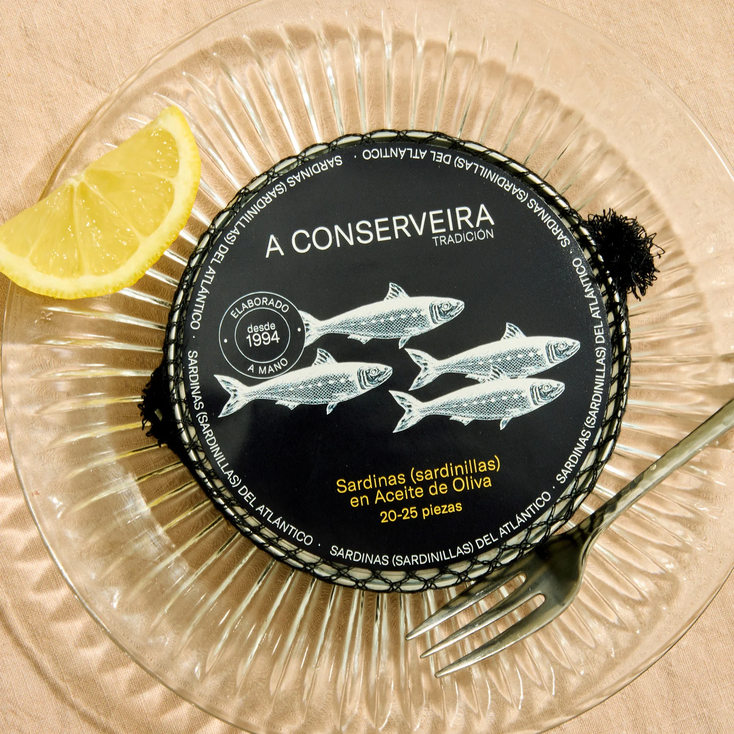 A Conserveira Tradición Small Sardines in Olive Oil 20/25 (Xoubiñas)