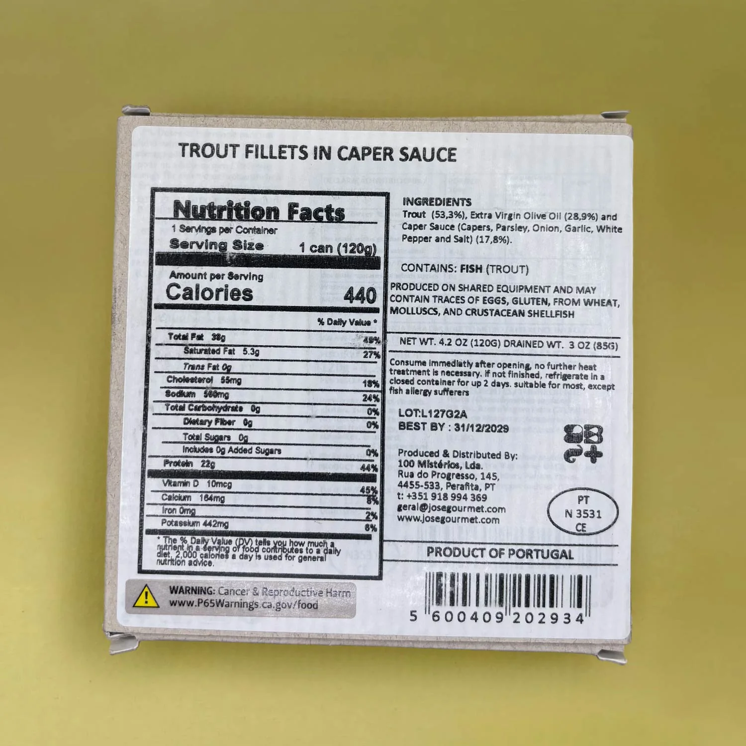 ABC+ Trout Fillets "Capers" Sauce - Image 3