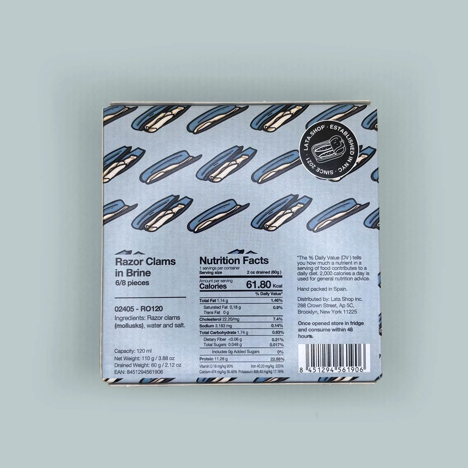 Lata Razor Clams in Brine - Image 4