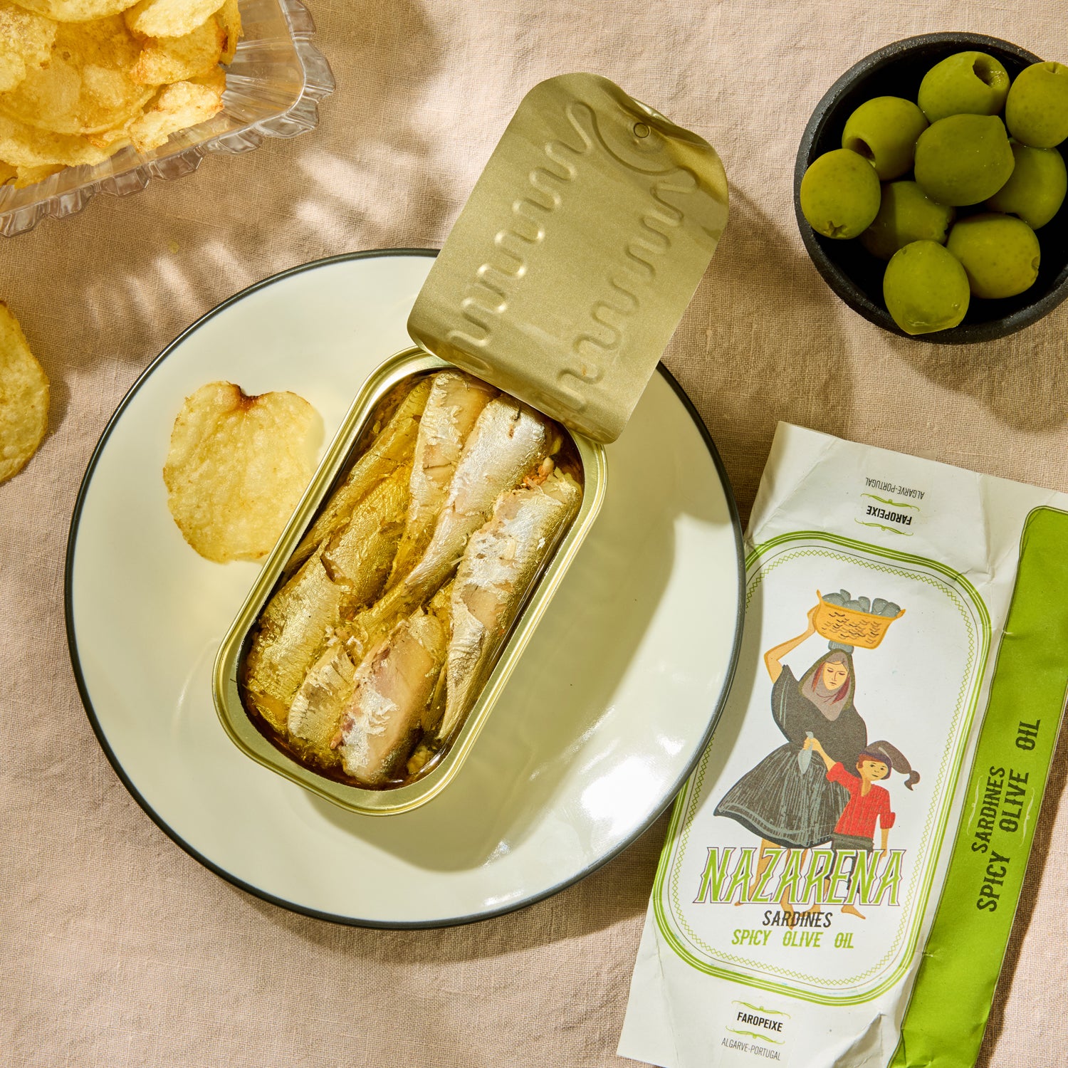 Nazarena Small Sardines in Spicy Olive Oil - Image 2