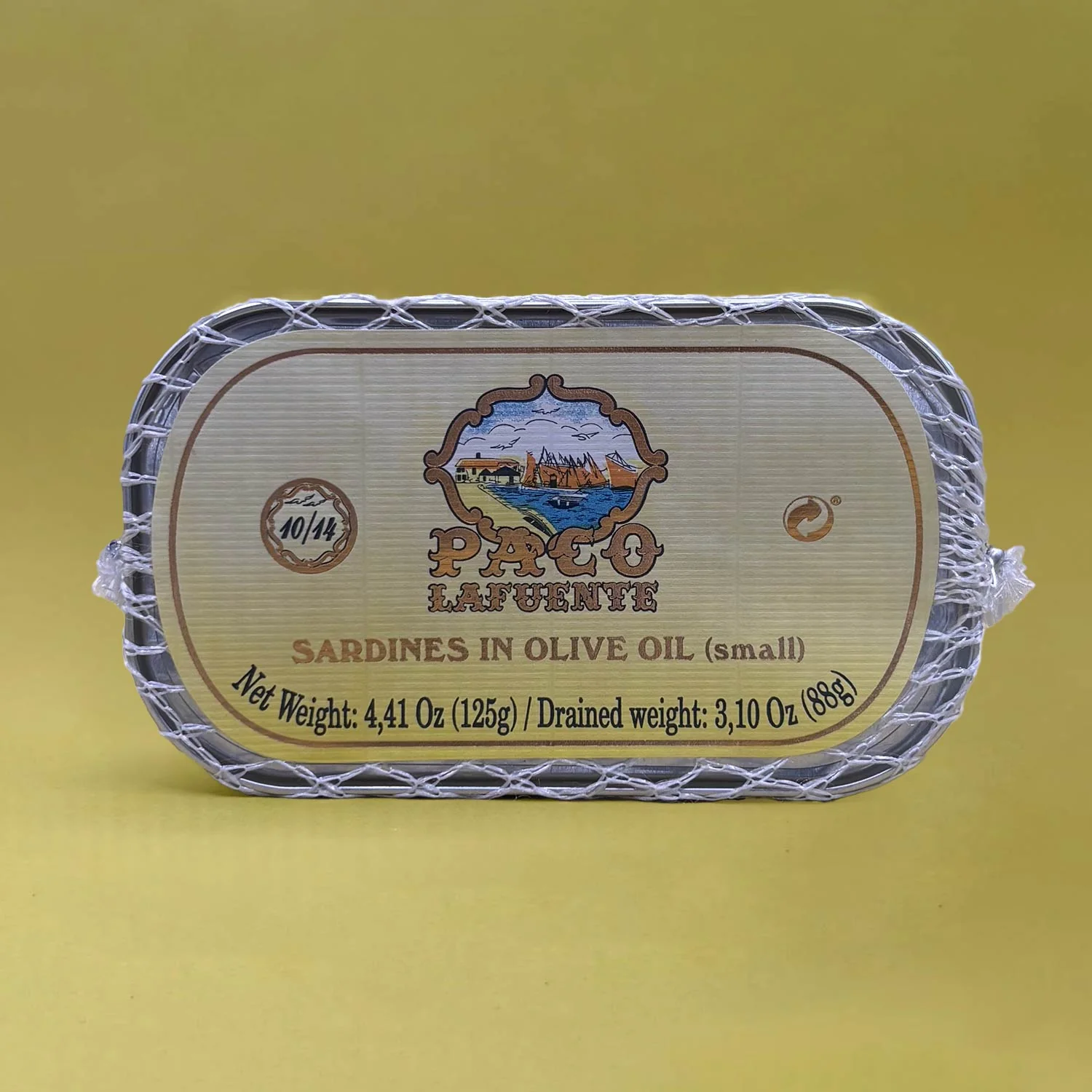 Paco Lafuente Small Sardines in Olive Oil 10/14 - Image 3