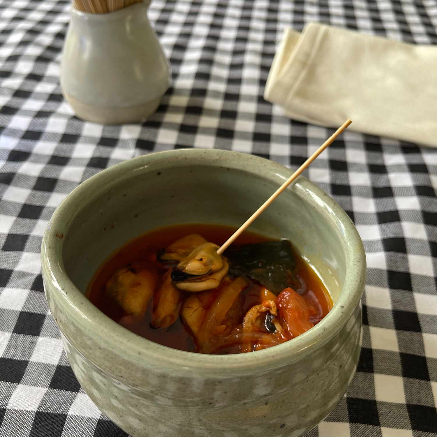 Porto-Muiños Tapa of Mussels in Brava Sauce and Sweet Kombu - Image 3