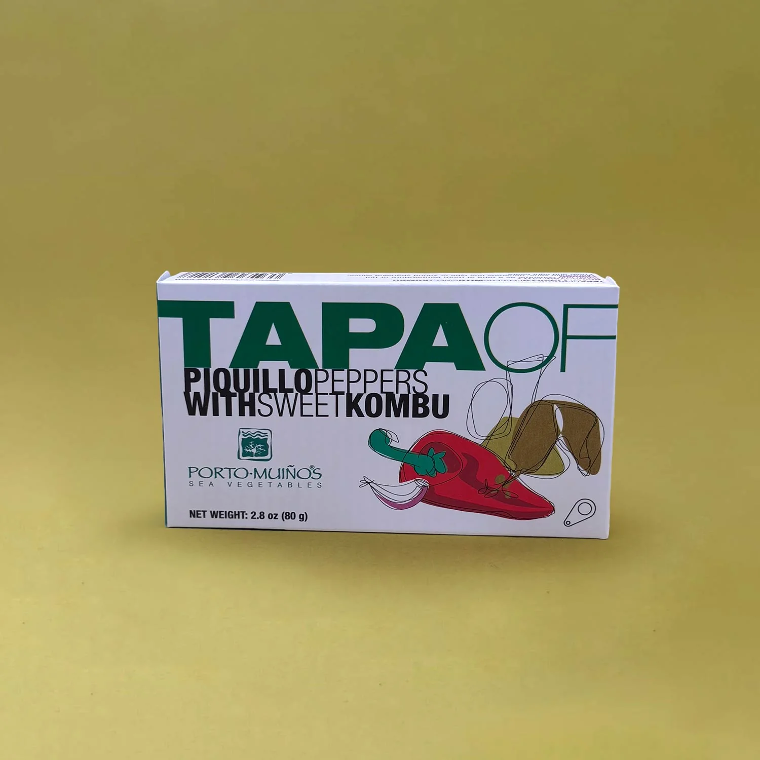 Porto-Muiños Tapa of Piquillo Peppers with Sweet Kombu - Image 4