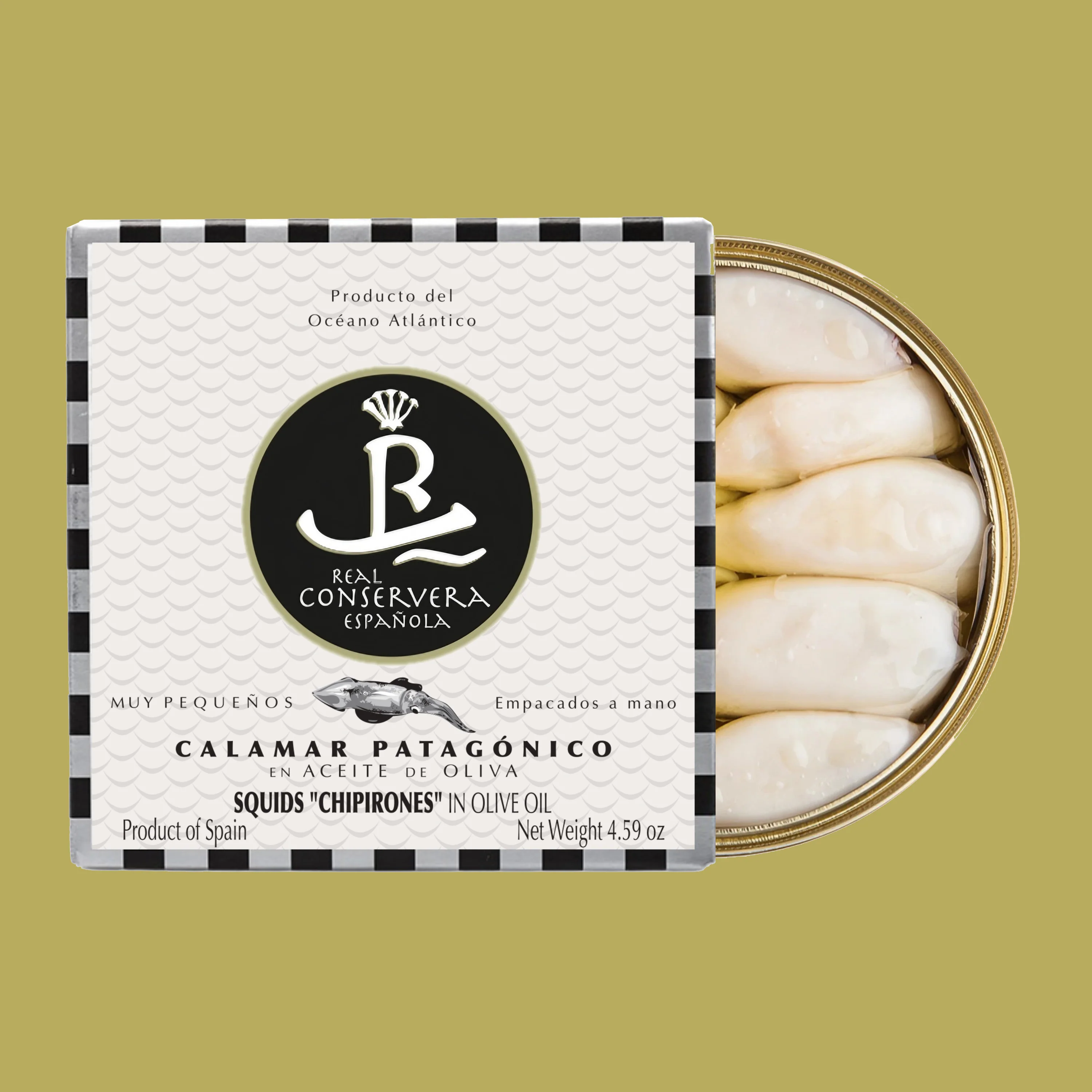 Real Conservera Española Small Stuffed Squids in Olive Oil "Chipirones" - Image 3