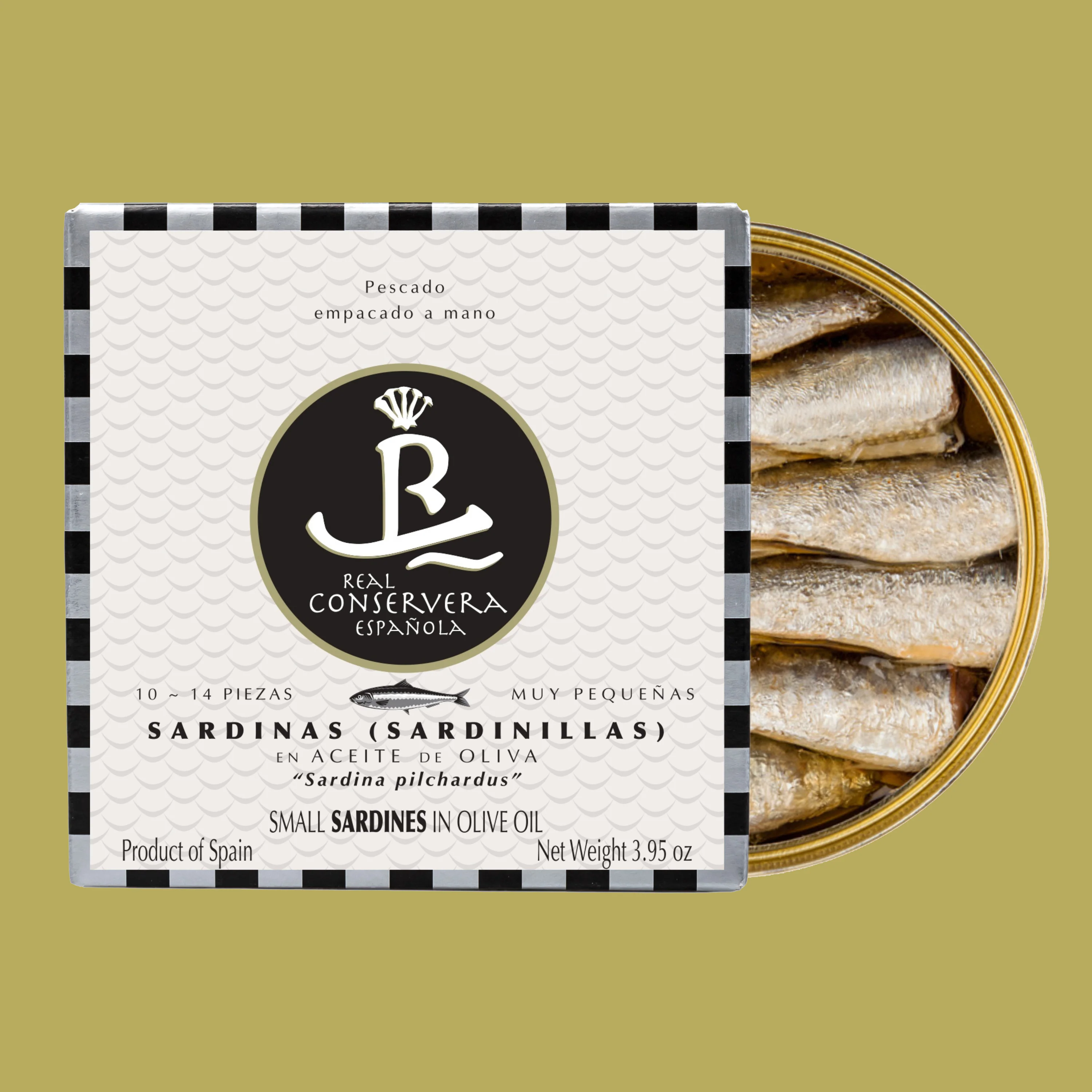 Real Conservera Española Small Sardines in Olive Oil 10/14 - Image 3