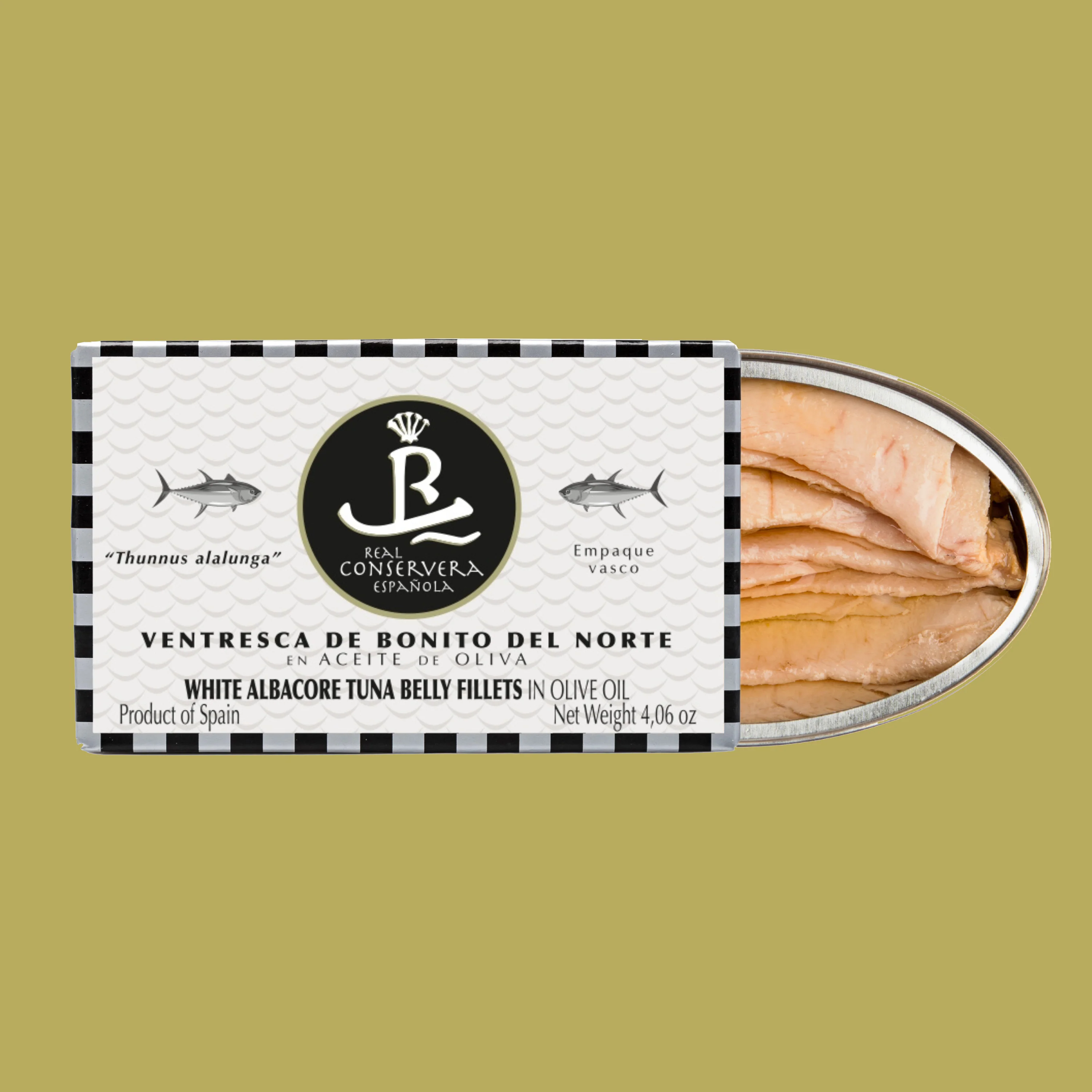 Real Conservera Española White Tuna Belly in Olive Oil "Albacore" - Image 3