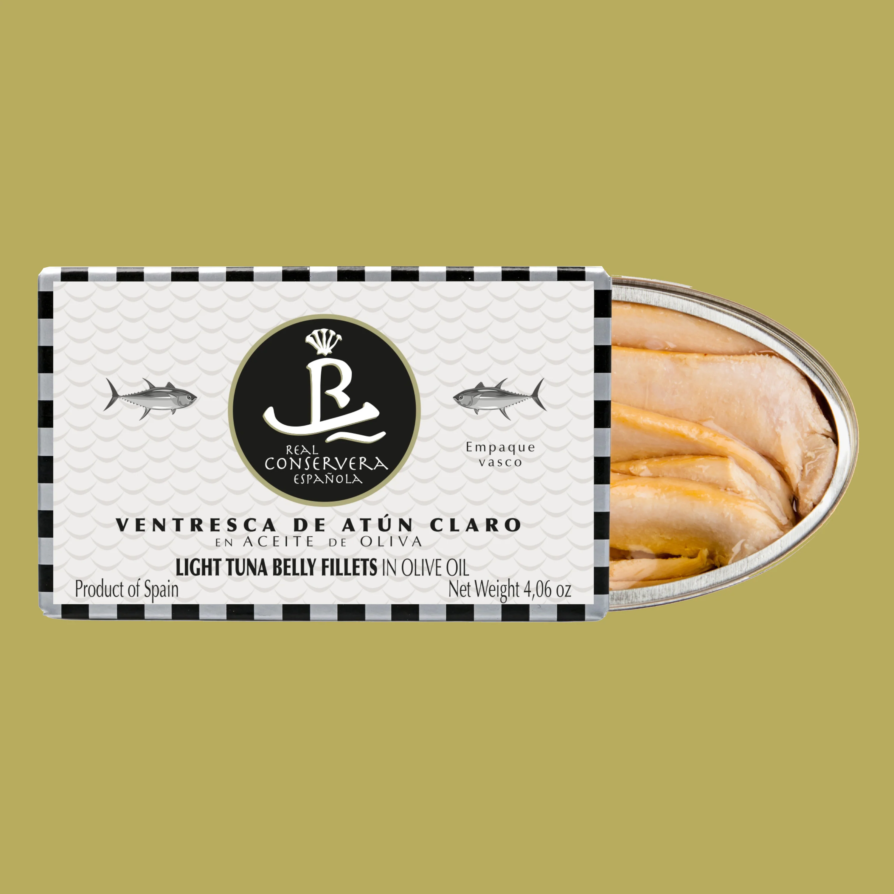 Real Conservera Española Yellowfin Tuna Belly "Ventresca" in Olive Oil - Image 3