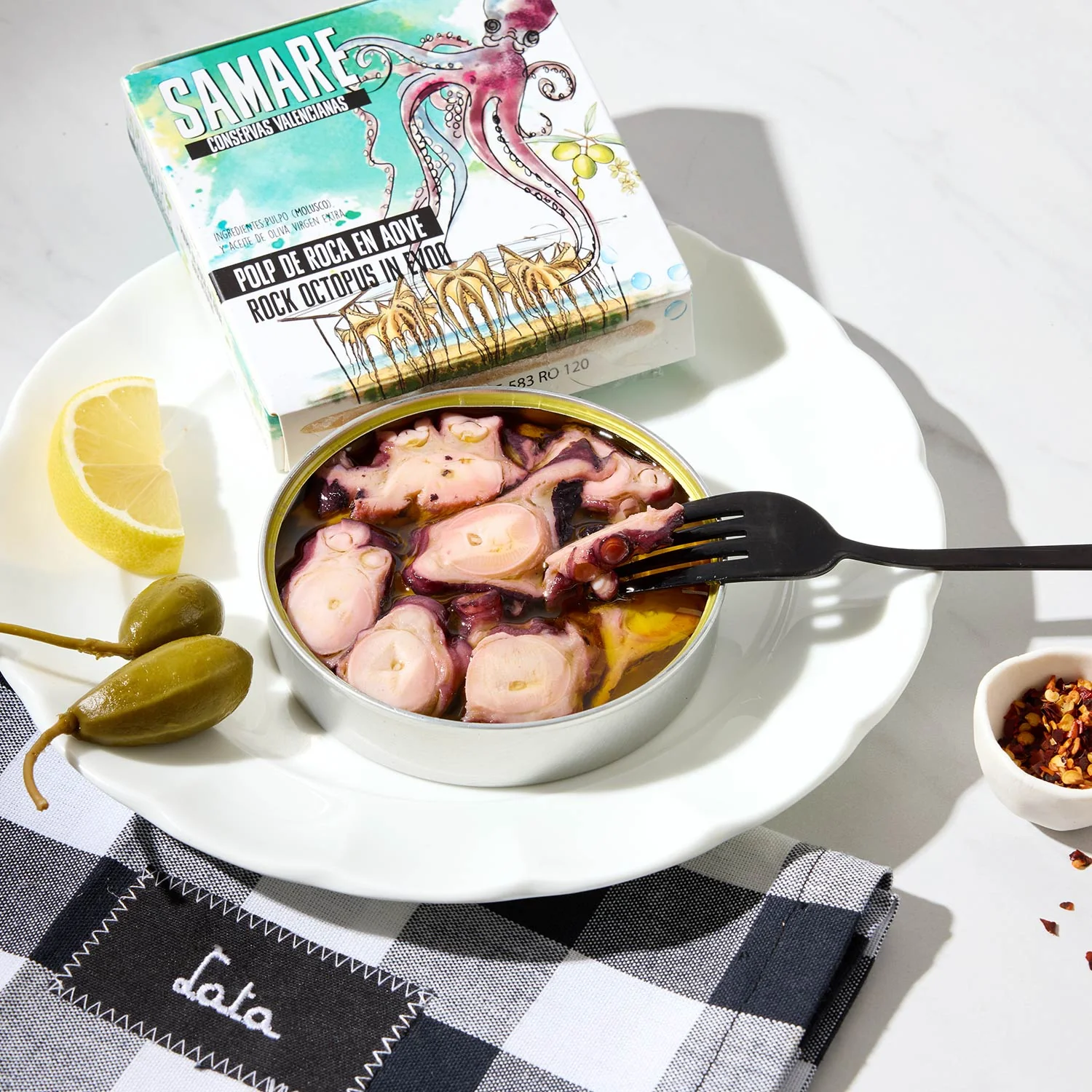 Samare Galician Rock Octopus in Extra Virgin Olive Oil - Image 4