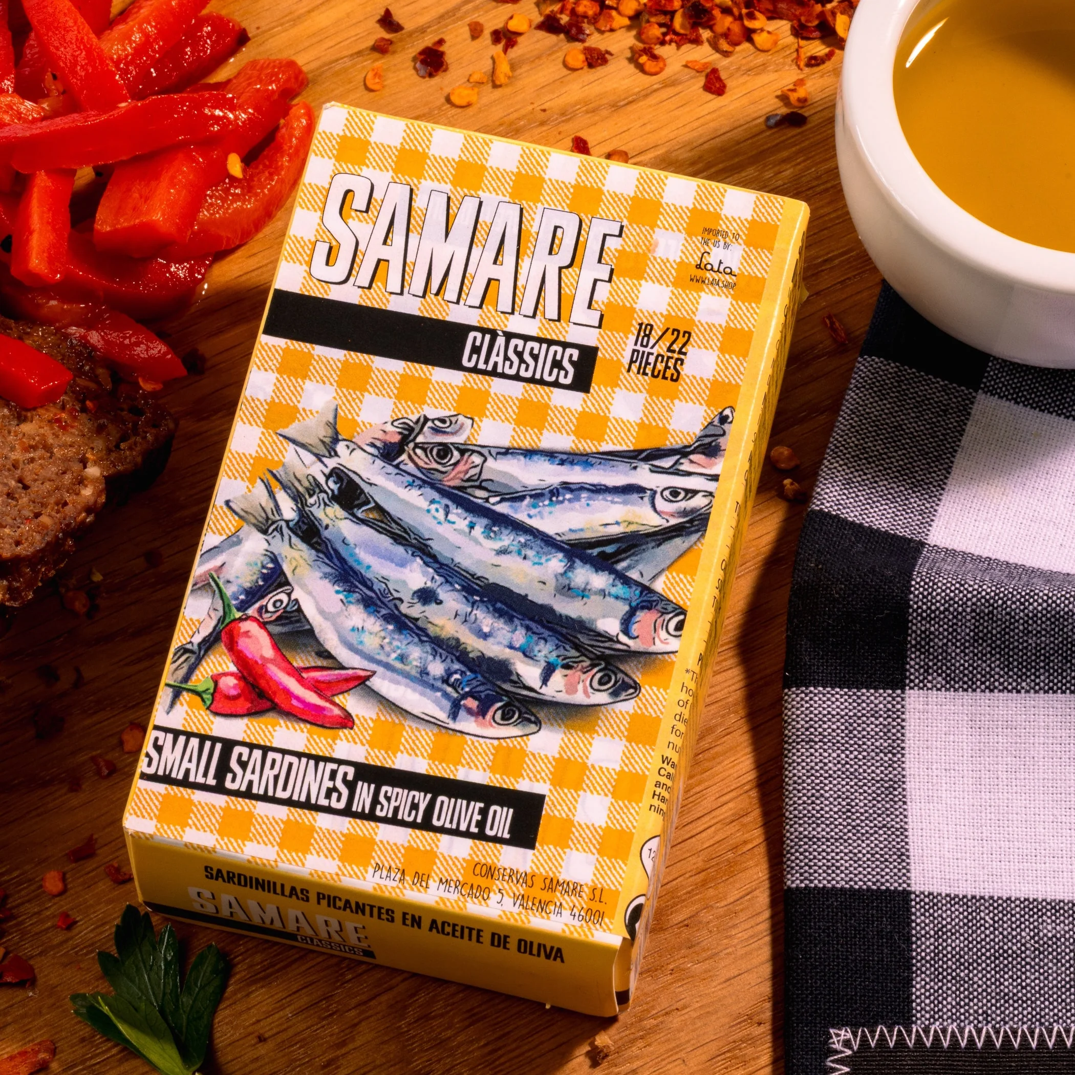 Samare Small Sardines in Spiced Olive Oil - Image 3