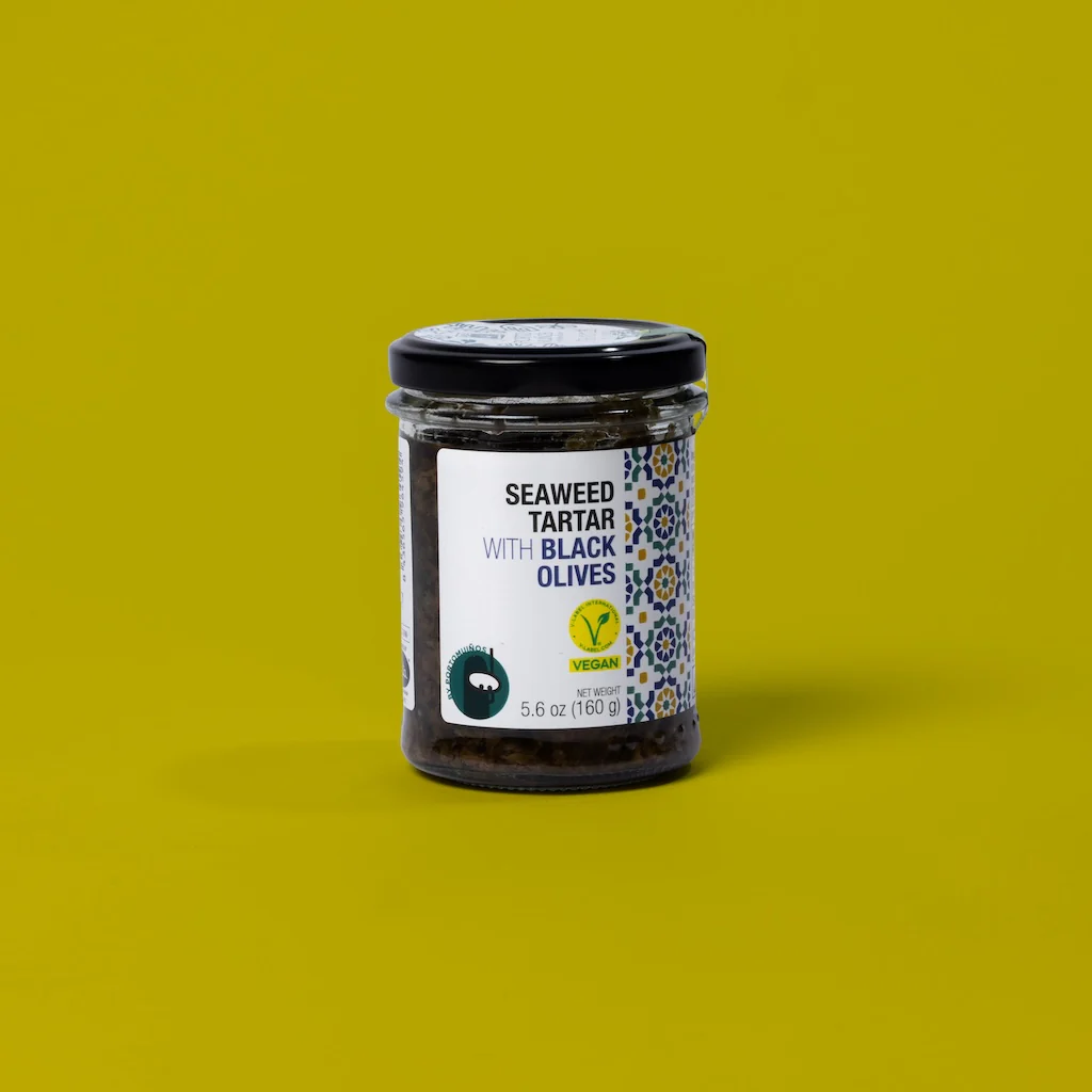 Porto-Muiños Seaweed Tartar with Black Olives - Image 3
