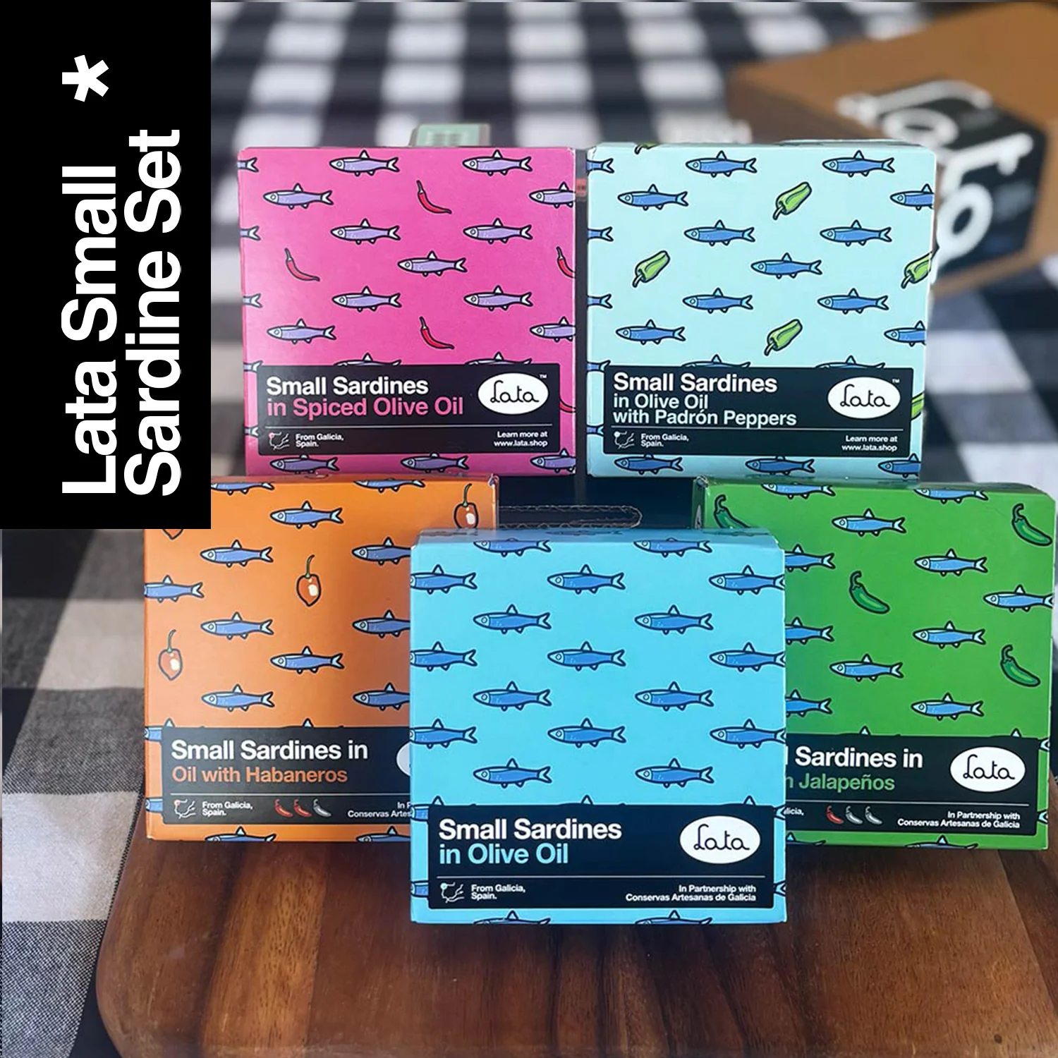 Lata Small Sardines Set